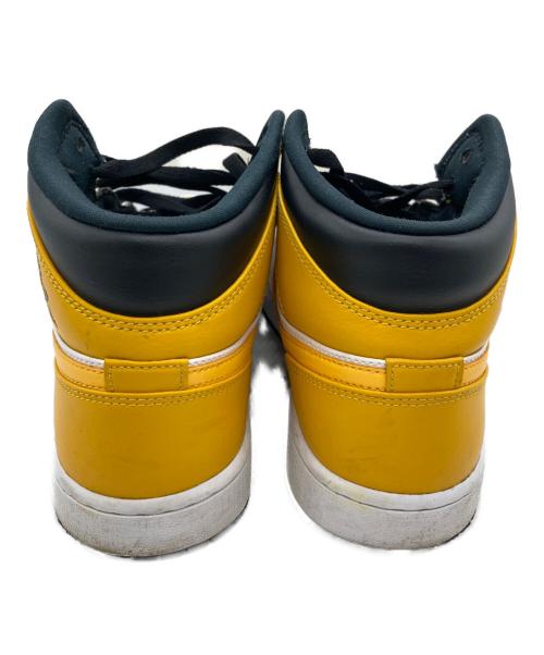 NIKE（ナイキ）NIKE (ナイキ) AIR JORDAN 1 MID イエロー×ホワイト サイズ:27cmの古着・服飾アイテム