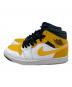 NIKE (ナイキ) AIR JORDAN 1 MID イエロー×ホワイト サイズ:27cm：6000円