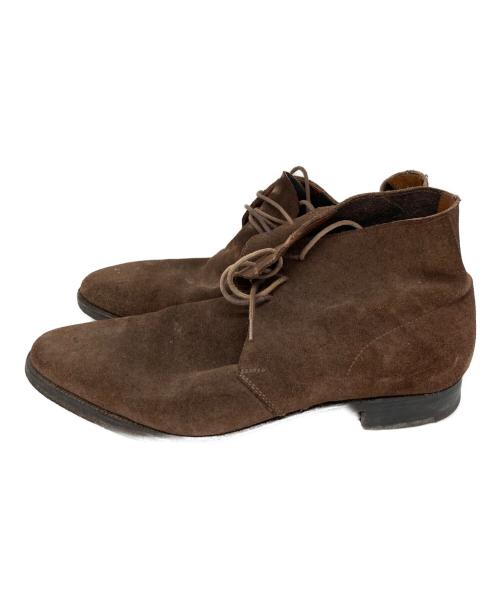 Crockett & Jones（クロケット＆ジョーンズ）Crockett & Jones (クロケット＆ジョーンズ) スウェードシューズ ブラウン サイズ:7の古着・服飾アイテム