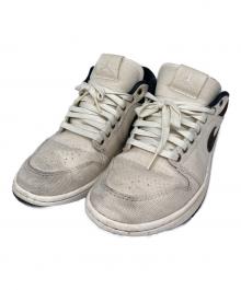 NIKE（ナイキ）の古着「Air Jordan 1 Low PRM」｜アイボリー×ブラウン
