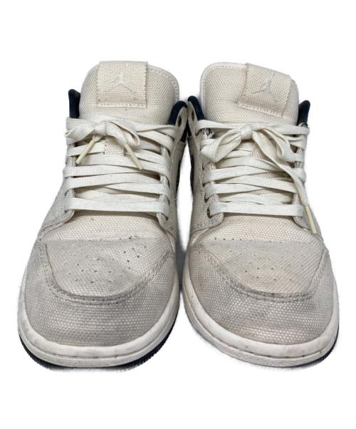 NIKE（ナイキ）NIKE (ナイキ) Air Jordan 1 Low PRM アイボリー×ブラウン サイズ:27.5cmの古着・服飾アイテム