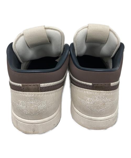 NIKE（ナイキ）NIKE (ナイキ) Air Jordan 1 Low PRM アイボリー×ブラウン サイズ:27.5cmの古着・服飾アイテム
