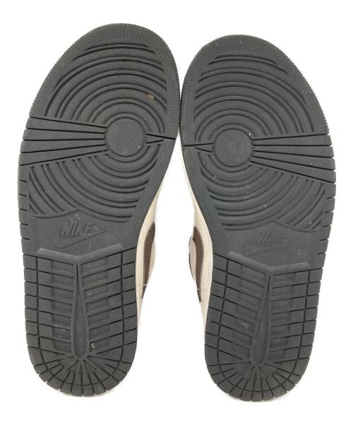 NIKE（ナイキ）NIKE (ナイキ) Air Jordan 1 Low PRM アイボリー×ブラウン サイズ:27.5cmの古着・服飾アイテム