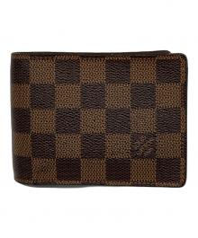 LOUIS VUITTON（ルイ ヴィトン）の古着「ポルトフォイユ ミュルティプル」｜ブラウン
