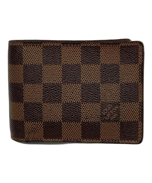 LOUIS VUITTON（ルイ ヴィトン）LOUIS VUITTON (ルイ ヴィトン) ポルトフォイユ ミュルティプル ブラウンの古着・服飾アイテム