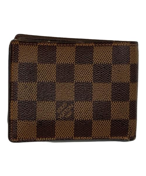 LOUIS VUITTON（ルイ ヴィトン）LOUIS VUITTON (ルイ ヴィトン) ポルトフォイユ ミュルティプル ブラウンの古着・服飾アイテム