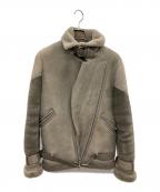 ALL SAINTSオールセインツ）の古着「HAWLEY OVERSIZED SHEARLING」｜グレー