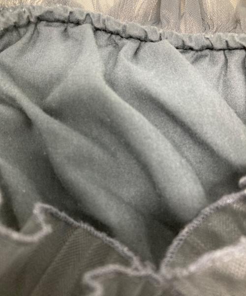 Snidel（スナイデル）Snidel (スナイデル) ボリュームギャザーフリルオフショルブラウス ネイビー サイズ:FREEの古着・服飾アイテム