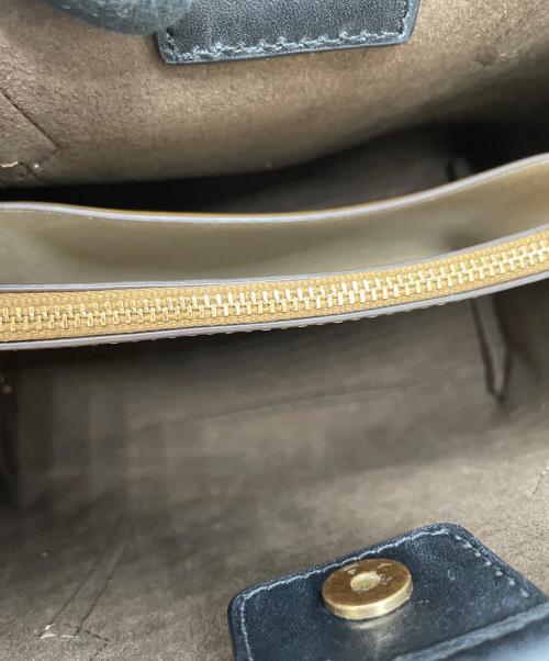TORY BURCH（トリーバーチ）TORY BURCH (トリーバーチ) 2WAYショルダーバッグ ブラック×ホワイトの古着・服飾アイテム