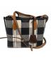 TORY BURCH（トリーバーチ）の古着「2WAYショルダーバッグ」｜ブラック×ホワイト