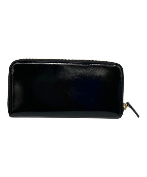 PORTER（ポーター）PORTER (ポーター) GLASS LEATHER LONG WALLET ブラックの古着・服飾アイテム