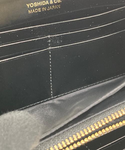 PORTER（ポーター）PORTER (ポーター) GLASS LEATHER LONG WALLET ブラックの古着・服飾アイテム