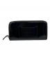 PORTER（ポーター）の古着「GLASS LEATHER LONG WALLET」｜ブラック