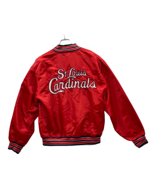 STARTER（スターター）STARTER (スターター) St.Louis Cardinals (セントルイス カージナルス) スタジャン レッド サイズ:Ｍの古着・服飾アイテム