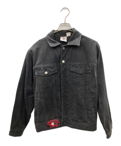MICKEY&CO.（ミッキー アンド コー）MICKEY&CO. (ミッキー アンド コー) デニムジャケット ブラック サイズ:Ｍの古着・服飾アイテム