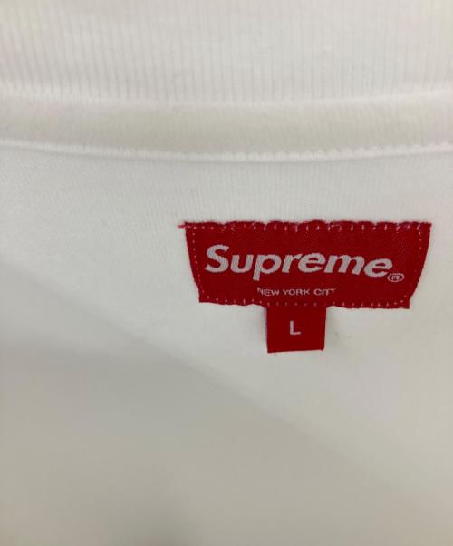 SUPREME（シュプリーム）SUPREME (シュプリーム) 半袖カットソー ホワイト サイズ:Lの古着・服飾アイテム