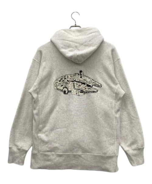 Champion（チャンピオン）Champion (チャンピオン) JOURNAL STANDARD relume (ジャーナルスタンダード レリューム) 別注リバースウィーブスウェットパーカー グレー サイズ:XXLの古着・服飾アイテム