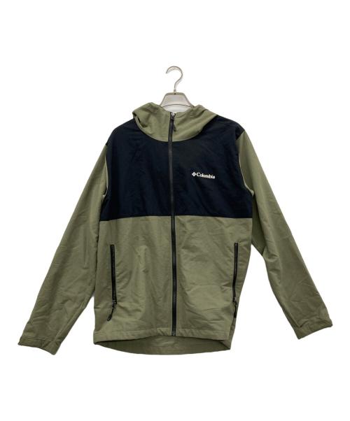 Columbia（コロンビア）Columbia (コロンビア) ヴィザボナパスジャケット グリーン×ブラック サイズ:Lの古着・服飾アイテム
