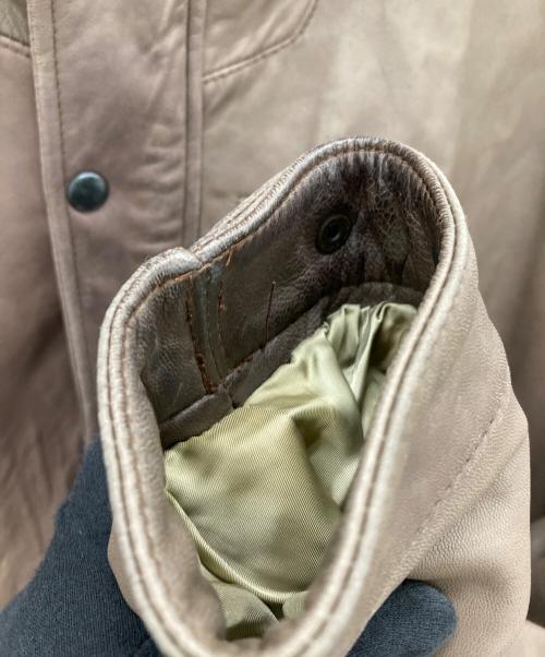 POLO SPORT（ポロスポーツ）POLO SPORT (ポロスポーツ) レザージャケット ブラウン サイズ:Ｍの古着・服飾アイテム
