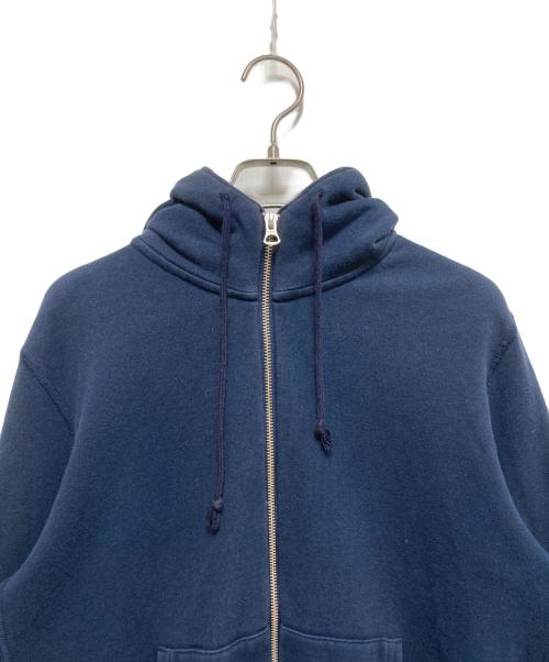 LOOPWHEELER（ループウィラー）LOOPWHEELER (ループウィラー) ジップパーカー ネイビー サイズ:Mの古着・服飾アイテム