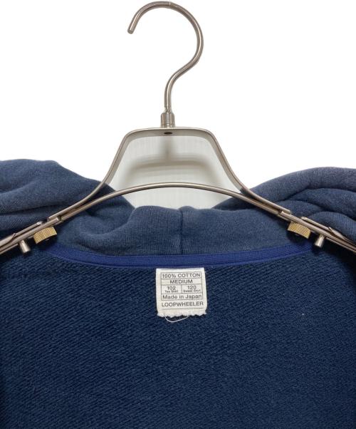 LOOPWHEELER（ループウィラー）LOOPWHEELER (ループウィラー) ジップパーカー ネイビー サイズ:Mの古着・服飾アイテム