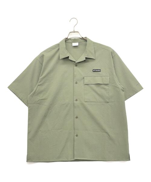 Columbia（コロンビア）Columbia (コロンビア) 半袖シャツ オリーブ サイズ:Lの古着・服飾アイテム