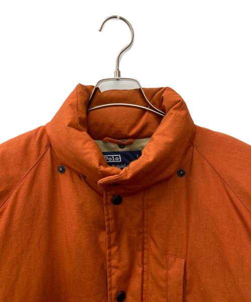 POLO RALPH LAUREN（ポロ・ラルフローレン）POLO RALPH LAUREN (ポロ・ラルフローレン) ダウンジャケット オレンジ サイズ:Lの古着・服飾アイテム