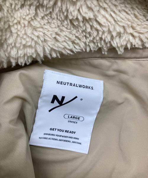 NEUTRALWORKS（ニュートラルワークス）NEUTRALWORKS (ニュートラルワークス) ボアジャケット ベージュ サイズ:Lの古着・服飾アイテム
