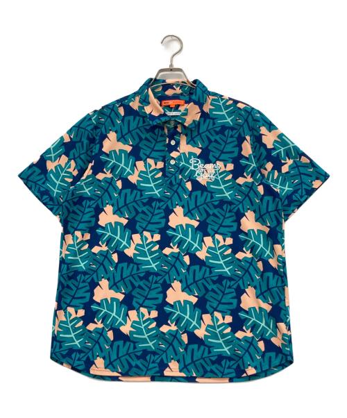 BEAMS GOLF（ビームスゴルフ）BEAMS GOLF (ビームスゴルフ) ポロシャツ ブルー サイズ:Lの古着・服飾アイテム
