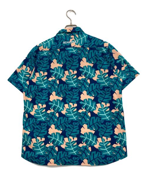 BEAMS GOLF（ビームスゴルフ）BEAMS GOLF (ビームスゴルフ) ポロシャツ ブルー サイズ:Lの古着・服飾アイテム