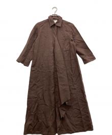 MaxMara（マックスマーラ）の古着「シャツワンピース」｜ブラウン