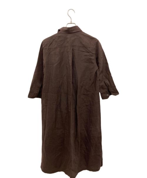 MaxMara（マックスマーラ）MaxMara (マックスマーラ) シャツワンピース ブラウン サイズ:38の古着・服飾アイテム