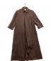 MaxMara（マックスマーラ）の古着「シャツワンピース」｜ブラウン