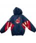 STARTER (スターター) indians (インディアンズ) 中綿ジャケット レッド×ネイビー サイズ:Ｍ：6000円