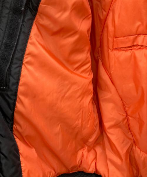 FLAGSHIP（フラッグシップ）FLAGSHIP (フラッグシップ) MA-1ジャケット ブラック×オレンジ サイズ:Lの古着・服飾アイテム