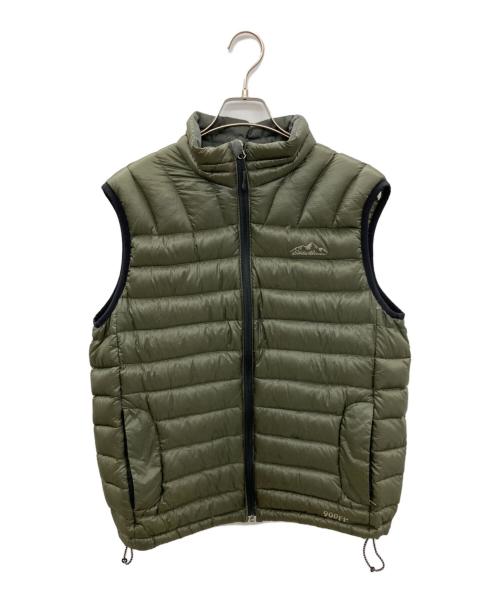 Eddie Bauer（エディーバウアー）Eddie Bauer (エディーバウアー) ダウンベスト オリーブ サイズ:Ｍの古着・服飾アイテム