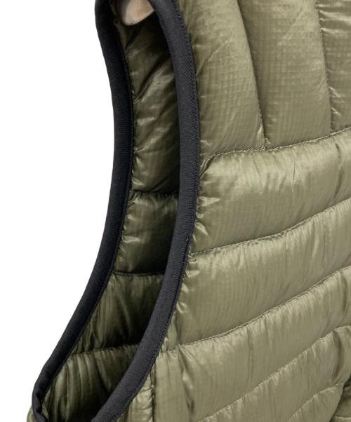 Eddie Bauer（エディーバウアー）Eddie Bauer (エディーバウアー) ダウンベスト オリーブ サイズ:Ｍの古着・服飾アイテム