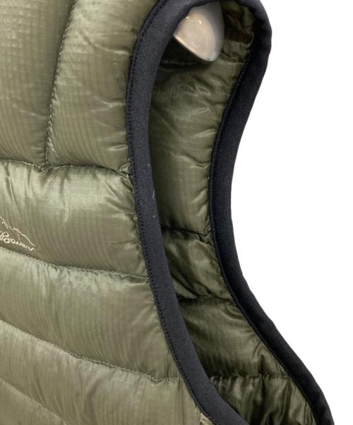 Eddie Bauer（エディーバウアー）Eddie Bauer (エディーバウアー) ダウンベスト オリーブ サイズ:Ｍの古着・服飾アイテム