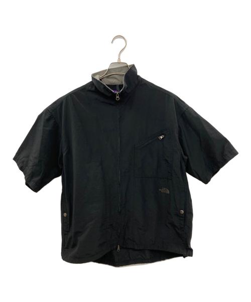 THE NORTHFACE PURPLELABEL（ザ・ノースフェイス パープルレーベル）THE NORTHFACE PURPLELABEL (ザ・ノースフェイス パープルレーベル) nanamica (ナナミカ) Field Short Sleeve Jacket ブラック サイズ:Sの古着・服飾アイテム
