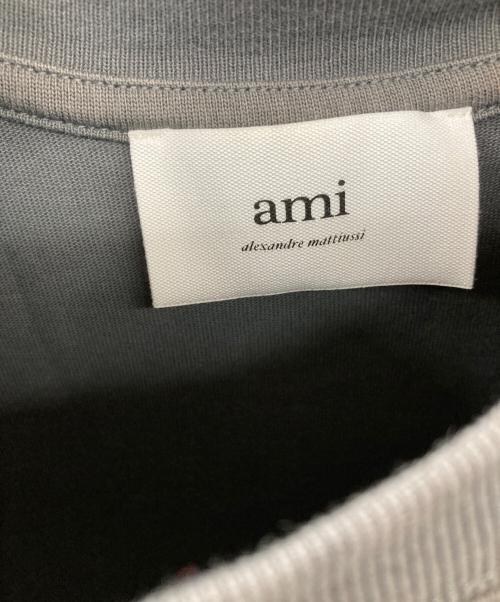 AMI Alexandre Mattiussi（アミアレクサンドルマテュッシ）AMI Alexandre Mattiussi (アミアレクサンドルマテュッシ) TONAL ADC T-SHIRT グレー サイズ:不明の古着・服飾アイテム