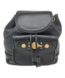 GIANNI VERSACE（ジャンニ・ヴェルサーチ）の古着「レザーミニリュック」｜ブラック