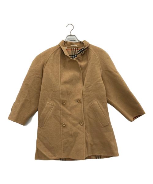 BURBERRY（バーバリー）BURBERRY (バーバリー) ウールコート ブラウン サイズ:SIZE 7ARの古着・服飾アイテム