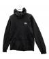 stussy（ステューシー）の古着「プルオーバーパーカー」｜ブラック
