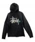 stussy (ステューシー) プルオーバーパーカー ブラック サイズ:Ｍ：6000円