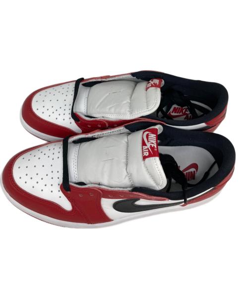 NIKE（ナイキ）NIKE (ナイキ) AIR JORDAN 1 LOW OG レッド×ホワイト サイズ:27.5cmの古着・服飾アイテム