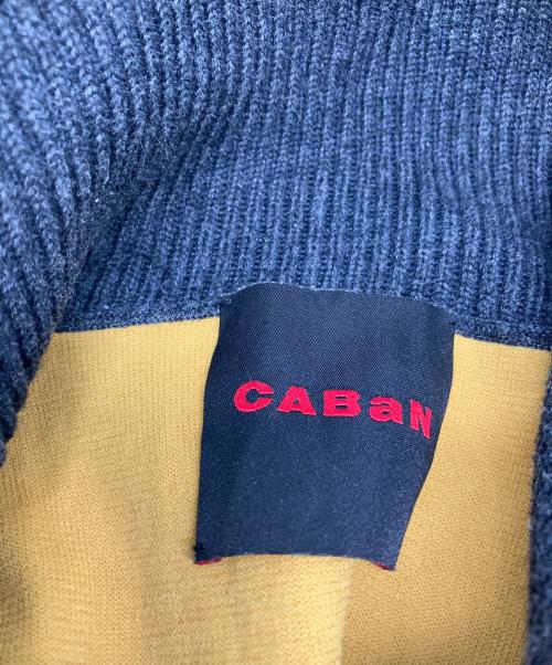 CABAN（キャバン）CABAN (キャバン) コットンポロカーディガン イエロー サイズ:Ｍの古着・服飾アイテム