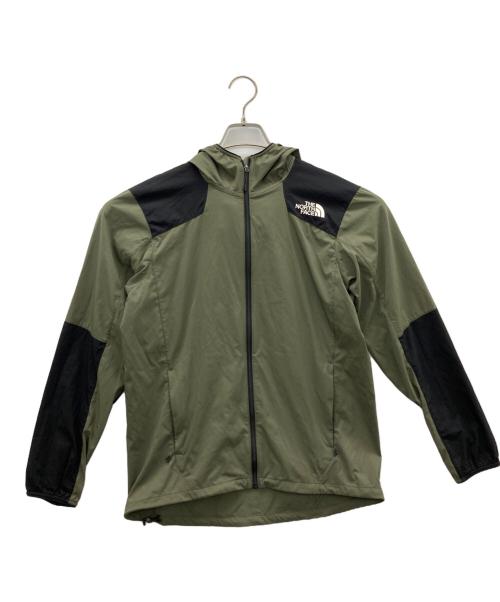 THE NORTH FACE（ザ ノース フェイス）THE NORTH FACE (ザ ノース フェイス) Anytime Wind Hoodie オリーブ×ブラック サイズ:Sの古着・服飾アイテム
