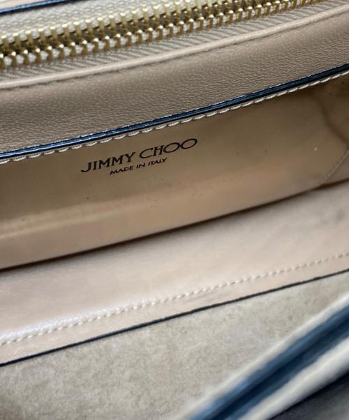 JIMMY CHOO（ジミーチュウ）JIMMY CHOO (ジミーチュウ) チェーンショルダーバッグ ブラウンの古着・服飾アイテム