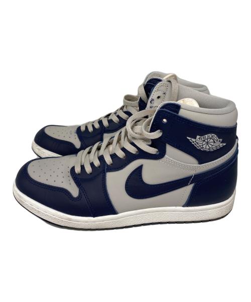 NIKE（ナイキ）NIKE (ナイキ) AIR JORDAN 1 HIGH 85 グレー×ブルー サイズ:27.5cmの古着・服飾アイテム