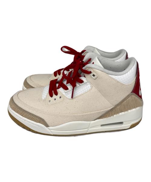 NIKE（ナイキ）NIKE (ナイキ) LEVI'S (リーバイス) Air Jordan 3 Retro SP ベージュ×レッド サイズ:27.5cmの古着・服飾アイテム
